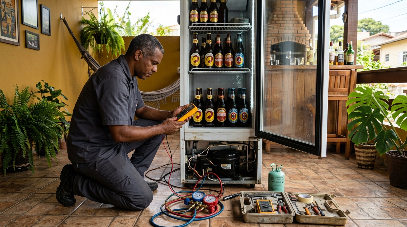 Conserto de placa eletrônica de cervejeira em Taubaté‑SP